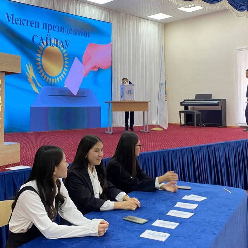 Мектеп Парламенті Президентін сайлау ұйымдастырылды